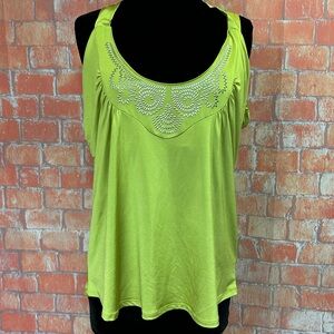Style & Co Embellished Slinky Tank‎ Top